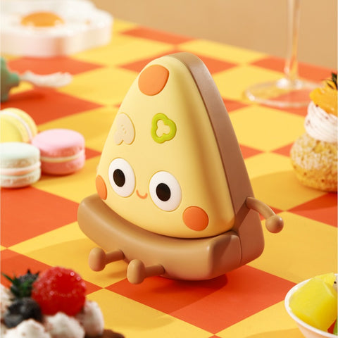 Adorable Pizza Silicone Night Light Pizza Nursery Lamp Rechargeable