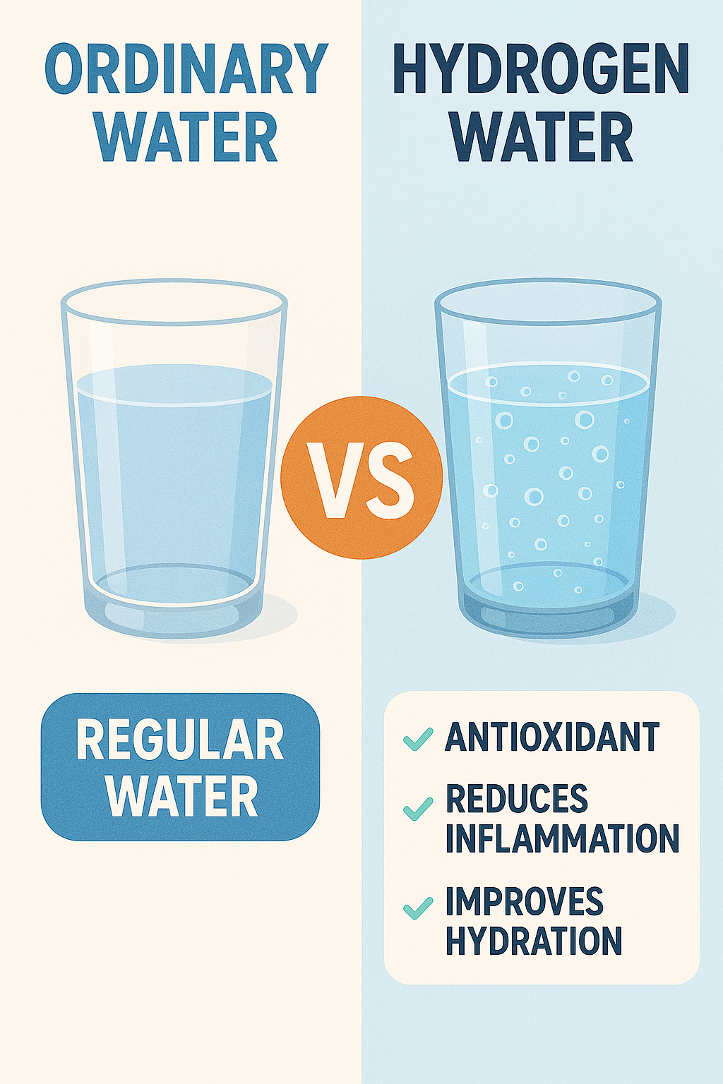 alkaline water vs hydrogen water / difference between alkaline and hydrogen water
