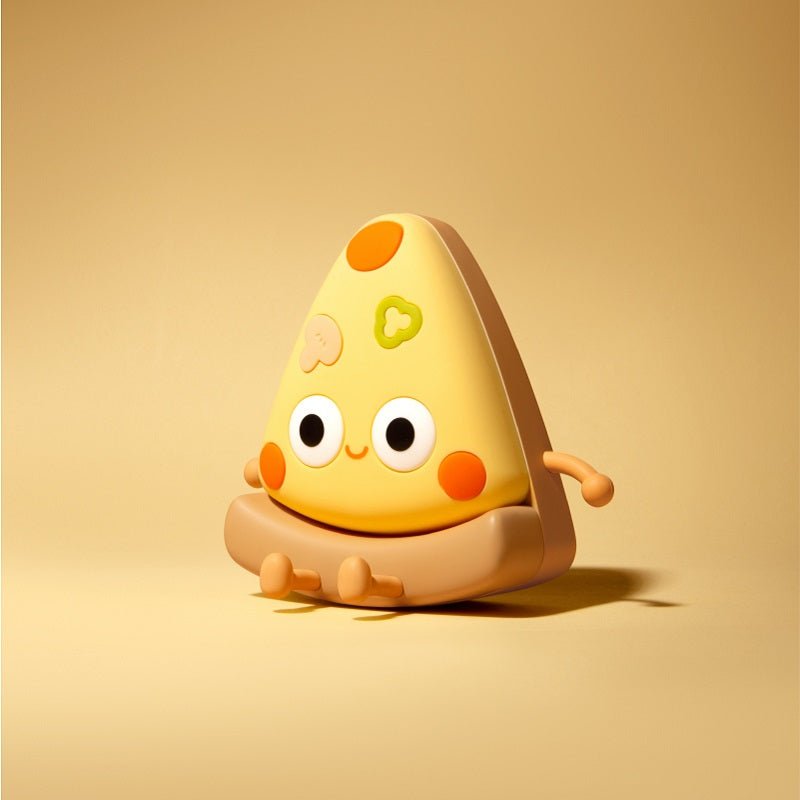 Adorable Pizza Silicone Night Light Pizza Nursery Lamp Rechargeable - Tokui Pty Ltd