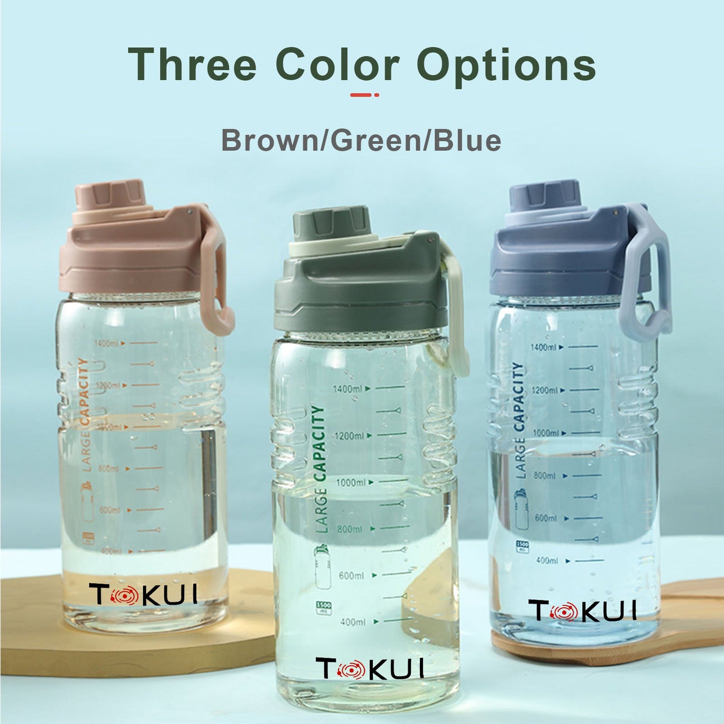 1500ML Tokui Gym Water Bottle - Tokui Pty Ltd