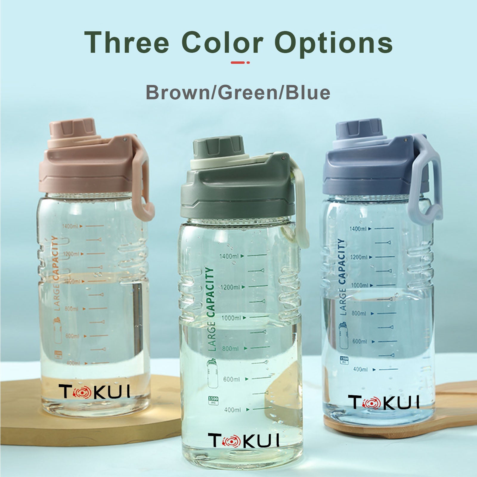 1500ML Tokui Gym Water Bottle - Tokui Pty Ltd