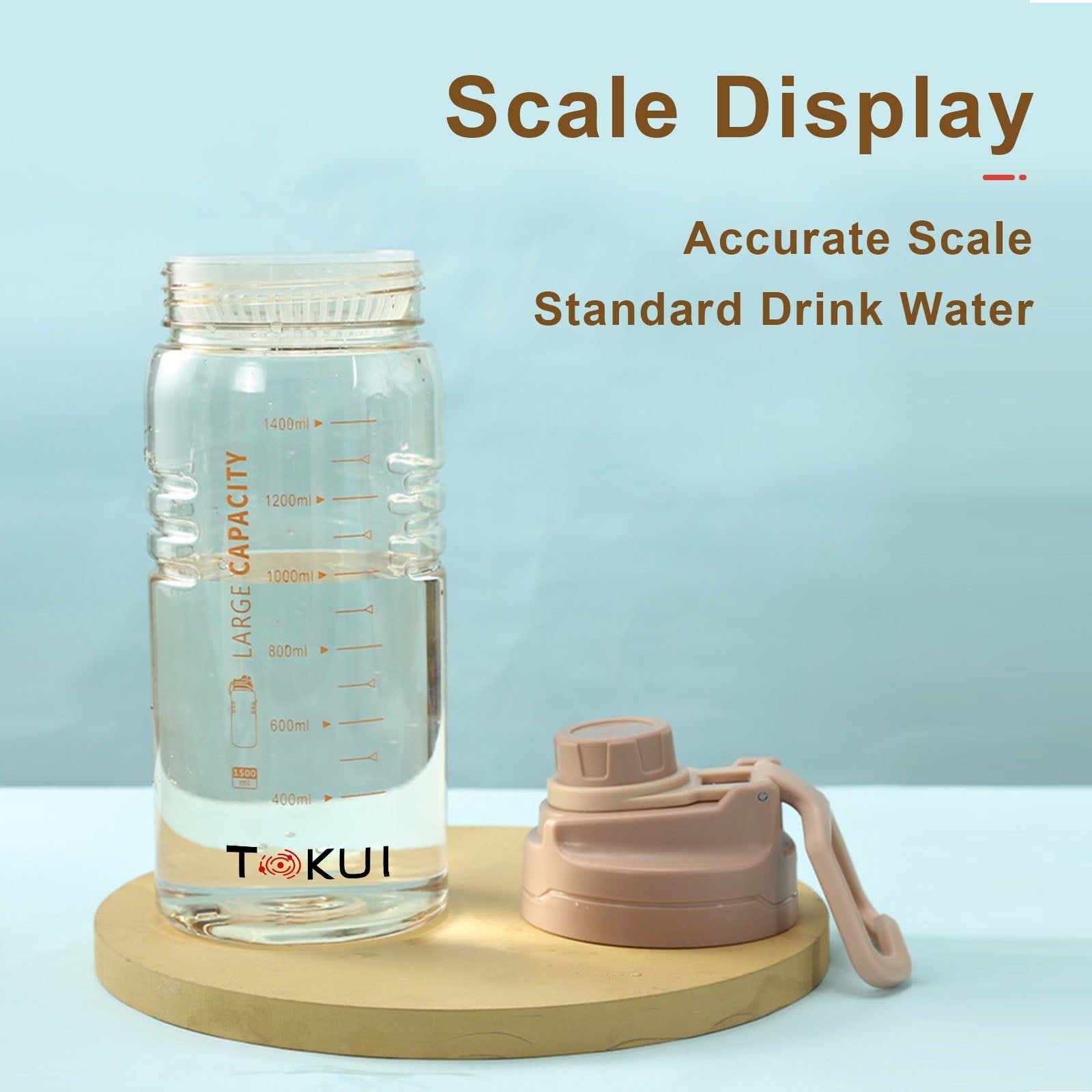 1500ML Tokui Gym Water Bottle - Tokui Pty Ltd