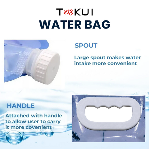 Tokui Australia Water Bag with Spout and Handle