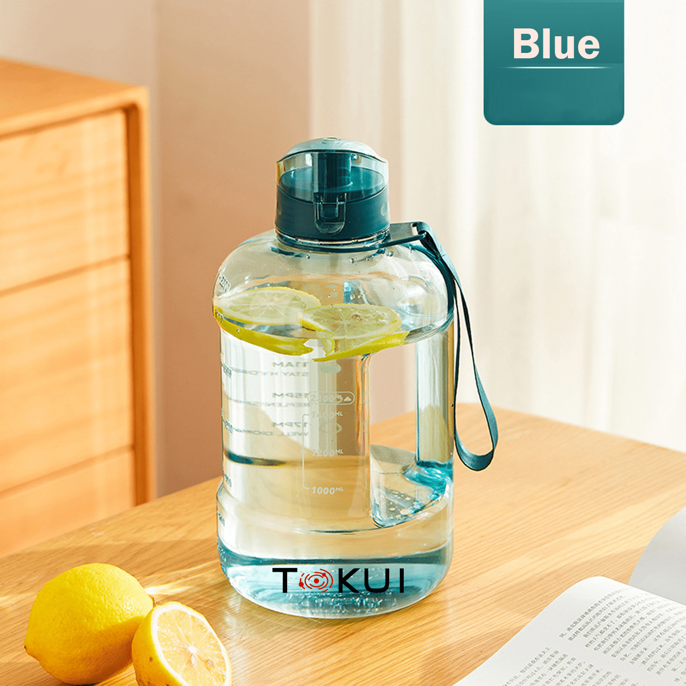 Stay Hydrated with the Tokui 2300 ML Motivational Water Bottle - Tokui Pty Ltd