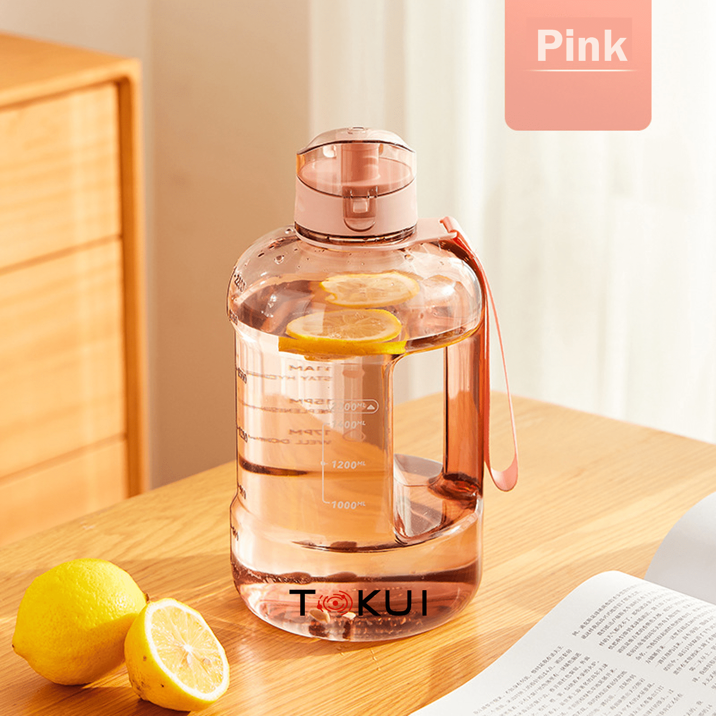 Stay Hydrated with the Tokui 2300 ML Motivational Water Bottle - Tokui Pty Ltd