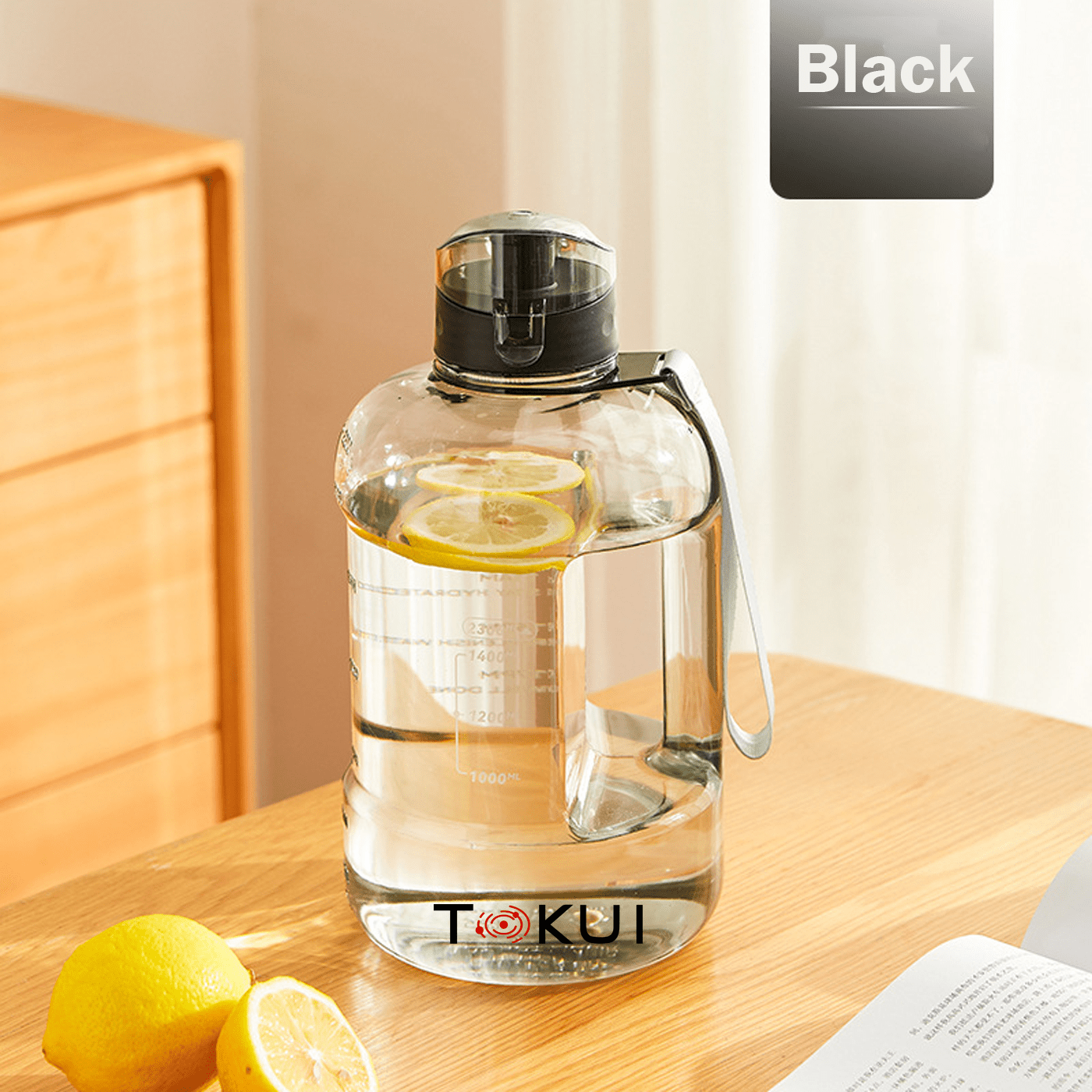 Stay Hydrated with the Tokui 2300 ML Motivational Water Bottle - Tokui Pty Ltd
